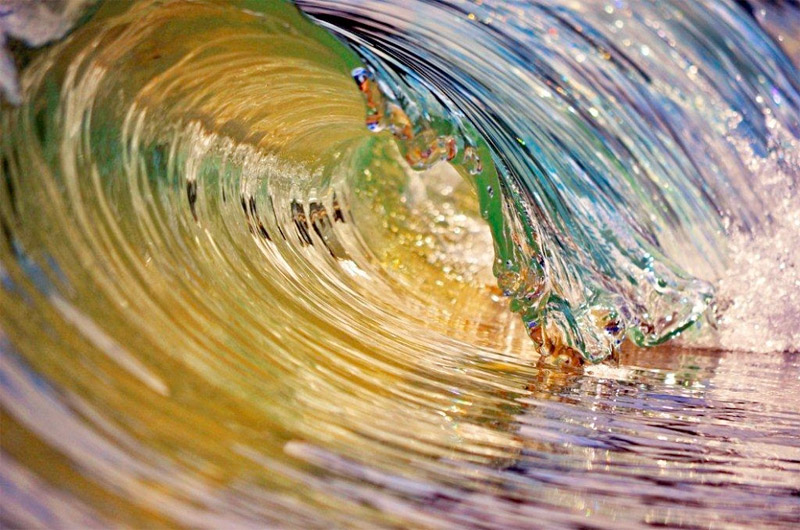 Glassy wave photo by Deb Morris