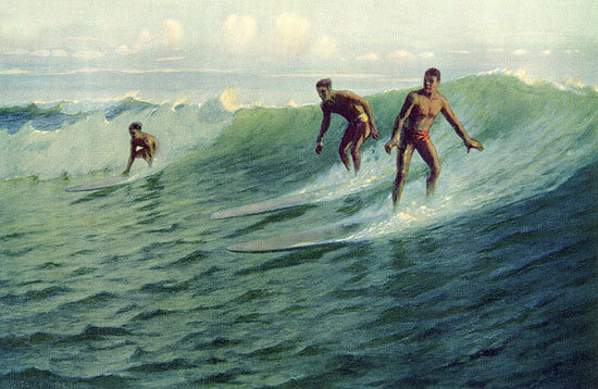 Vintage Surfing Art 54