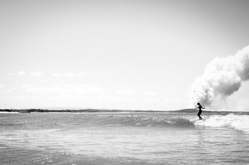 Longboarding surf photo by Dane Peterson
